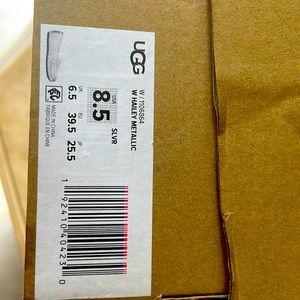 UGG Hailey Metalic Slippers 8.5 USA.